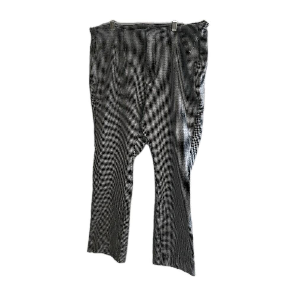 Old Navy Gray Herringbone Polished Pixie Skinny High Rise Pants Womans Size 16